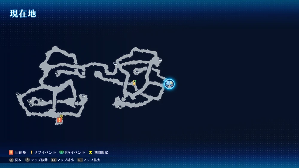 スターオーシャン2R（SO2R）釣り　紅水晶の洞窟 地図